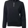 WILMA WINDBREAKER, 100% EXTRA FINE MERINOULL — BLACK