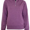 WILMA WINDBREAKER, 100% EXTRA FINE MERINOULL — PURPLE