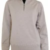 WILMA WINDBREAKER, 100% EXTRA FINE MERINOULL — STONE