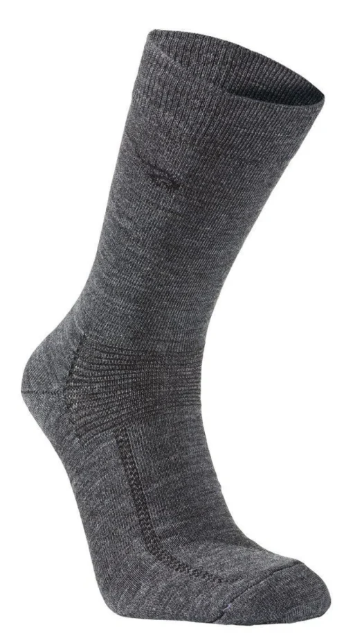 WOOL SOCK — GREY MARL