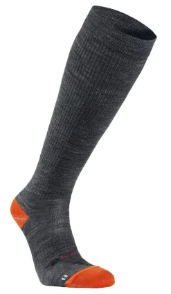 WOOL SOCK COMPRESSION — GREY