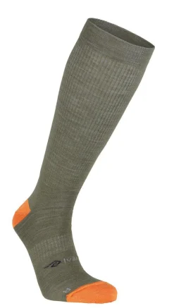 WOOL SOCK COMPRESSION — LODEN GREEN
