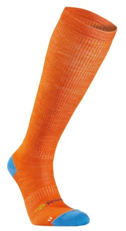 WOOL SOCK COMPRESSION — ORANGE