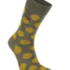 WOOL SOCK DOT — LODEN GREEN