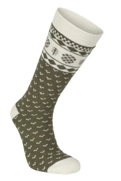 WOOL SOCK FOLKLORE — LODEN GREEN