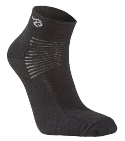 WOOL SOCK LOW — BLACK