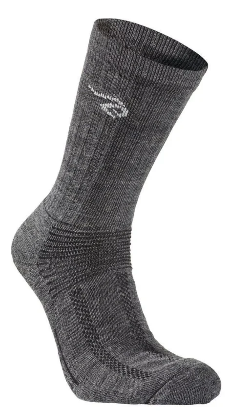WOOL SOCK TREKK — GREY MARL