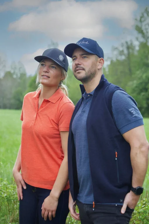 YORK VEST WINDBREAKER , 100% EXTRA FINE MERINOULL — NAVY